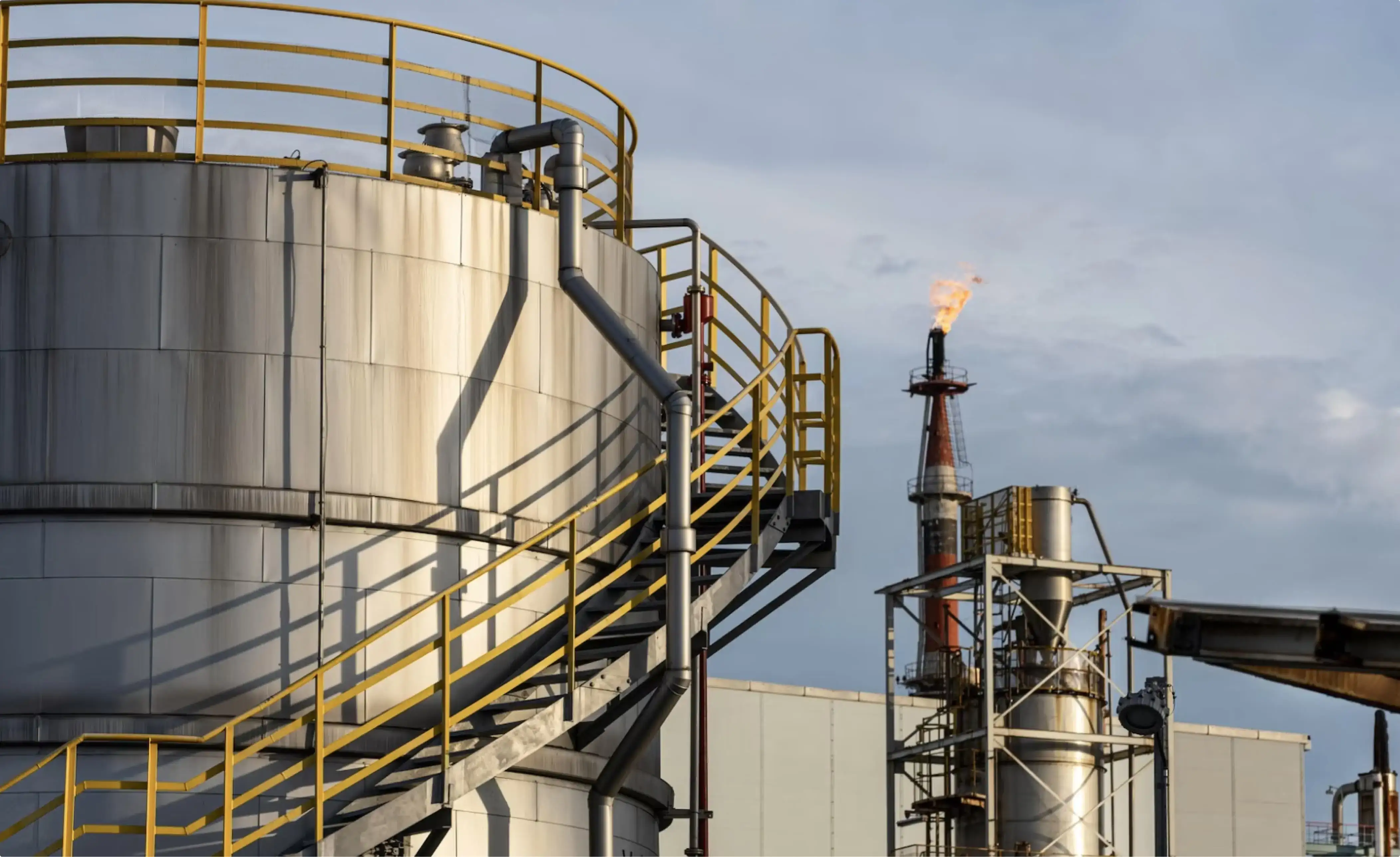 image of gas station